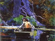 Winslow Homer The Andirondak Guide USA oil painting artist